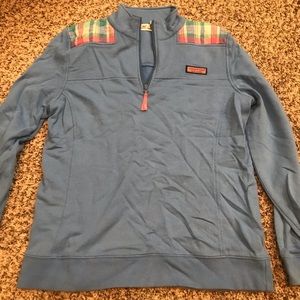 Blue Vineyard Vines Quarter-zip / shep shirt